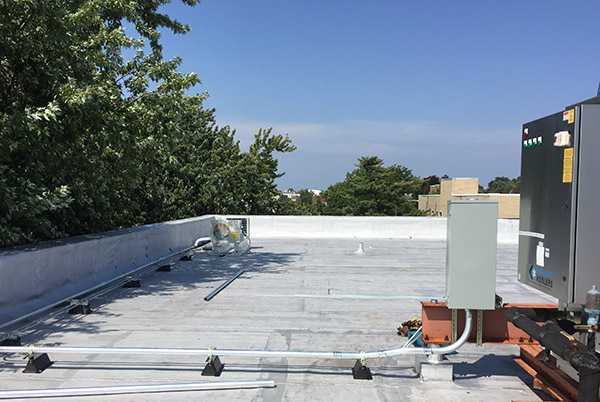 Rooftop service install