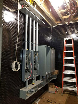 Transfer switch and panel installation