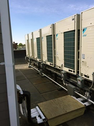 Rooftop equipment power hookup